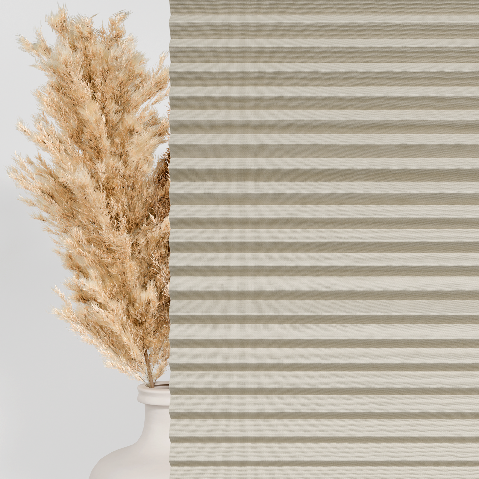 Detailbild Wabenplissee Verdunkelung - 0% Durchsicht - Farbe Beige